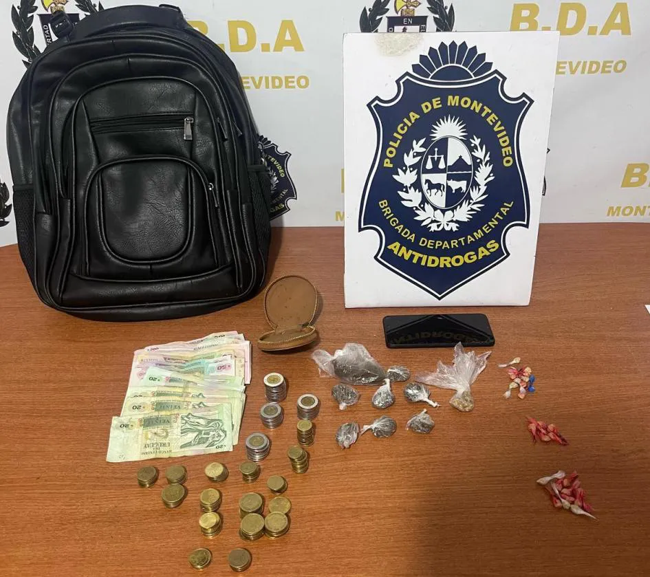 Slide droga Montevideo