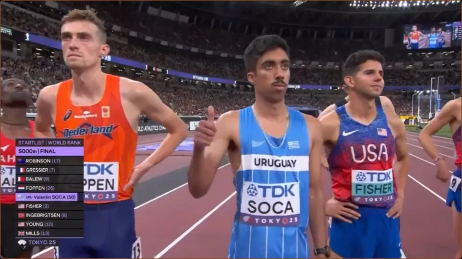 1. Sdo. 1º Valentín Soca - Mundial Atletismo Tokio 2025